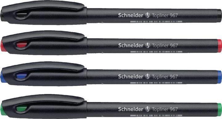 Actual product image Schneider Topliner 967 (Multicoloured, 4 x)