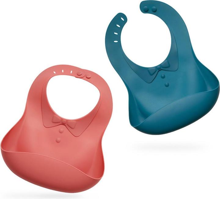 Actual product image Haakaa Baby Bib - Bluestone