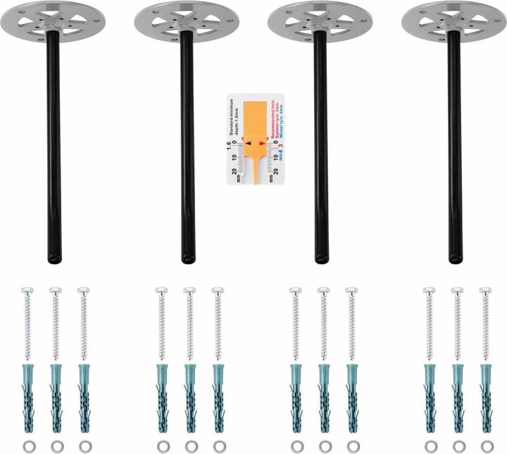 Actual product image Heybro Tire wall mount in set of 4