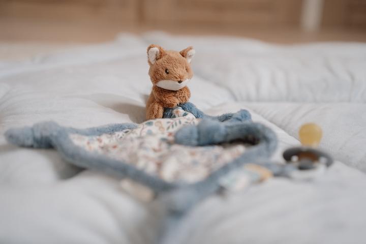 Actual product image Little Dutch Cuddle cloth fox Forest Friends GRS colourful