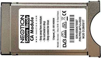 Image du produit Neotion Viaccess Secure CAM ACS 3.1 / PRD-MTVx-6320 (Accès, Module CI)