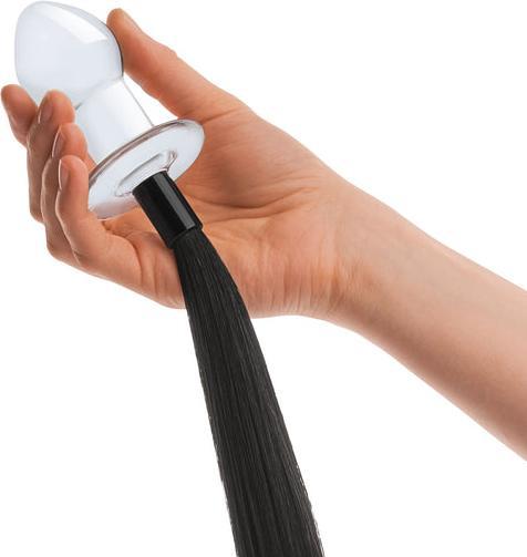 Immagine prodotto Gläs Plug anale in vetro con coda di cavallo