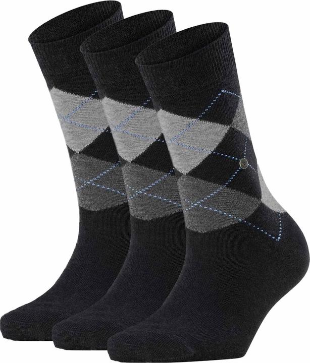 Noir, Bleu clair, Gris