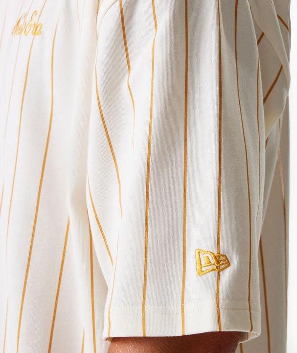 Actual product image New Era Oversized Shirt - PINSTRIPE off white - XL (XL)