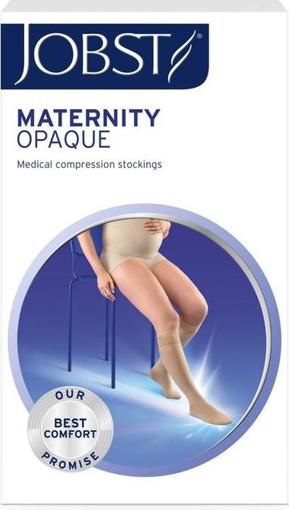Immagine prodotto Jobst Maternità Calzino coprente KKL2 AD Petite con pizzo Suola comfort Polsini a zig zag Morbido