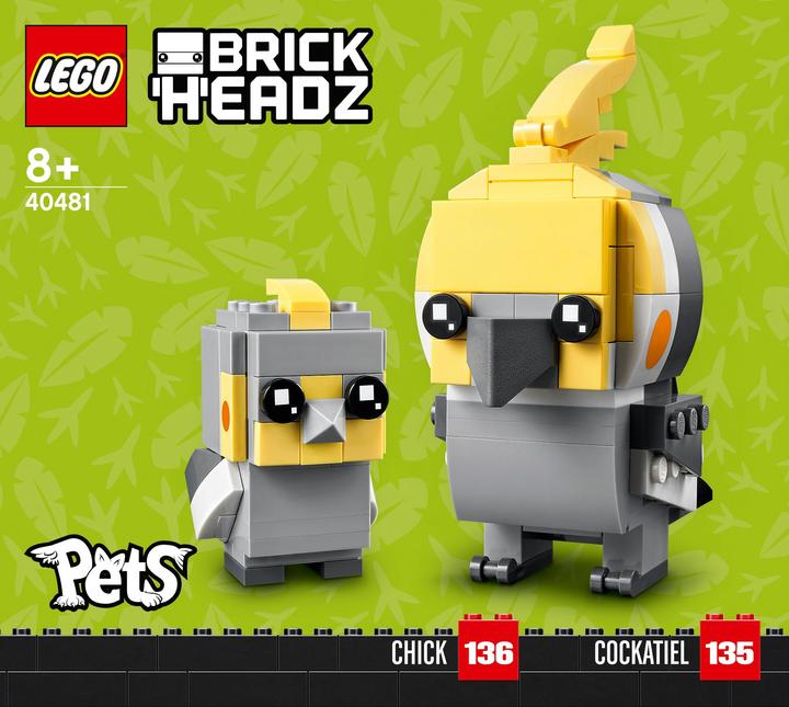 Immagine prodotto LEGO BrickHeadz - Cacatua (40481, LEGO Brickheadz)