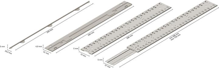 Actual product image Neff Z788BI00 Connecting rail for divided fronts