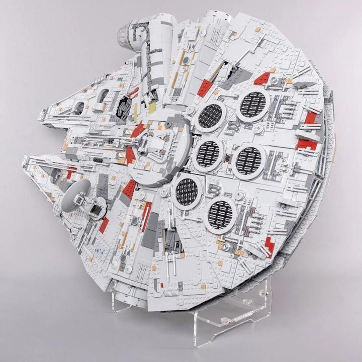 iDisplayit Acryl-Ständer 2 in 1 für LEGO® 75192 Star Wars UCS Millennium Falcon