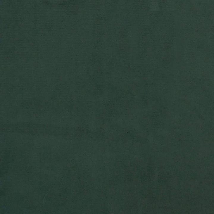 Produktbild VidaXL Taschenfederkernmatratze Dunkelgrün Samt (160 x 210 cm, Federkern)