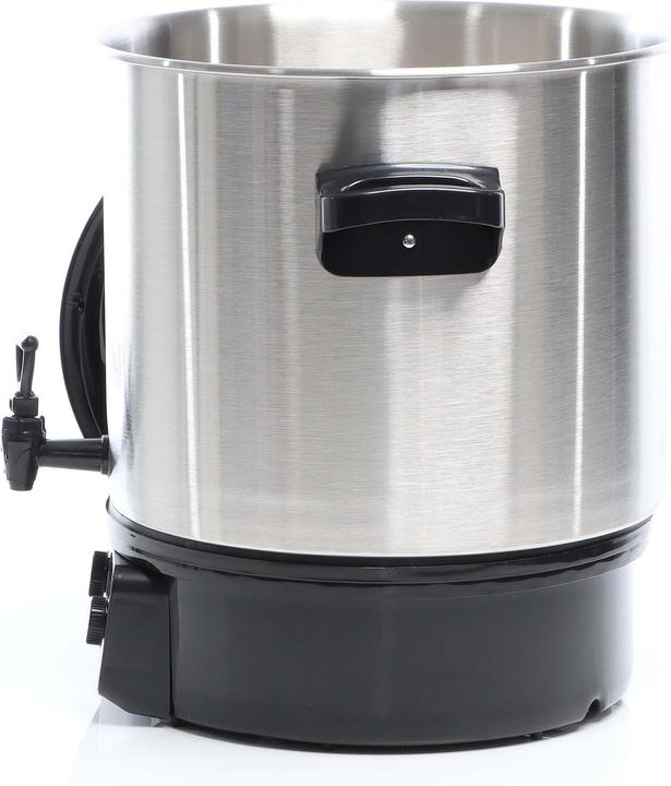 Immagine prodotto Wiltec Pentola per bollire in acciaio inox 27L 2000W display timer pentola per vin brulè (27 l)