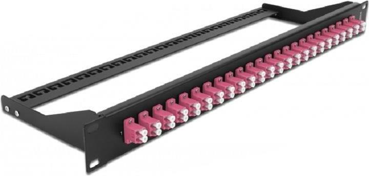 Delock 19? FO Patch Panel 24 Port LC Duplex purple
