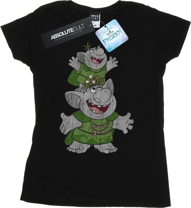 Immagine prodotto Disney Frozen Handstacking Trolls Maglietta Donna (M)