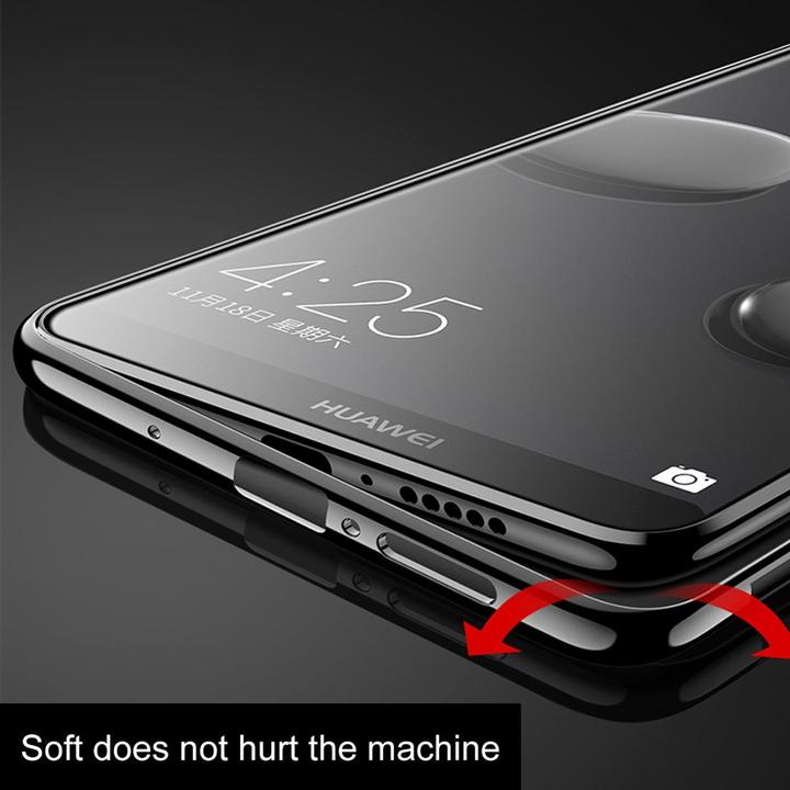 Actual product image König Design Mobile Cover Protective Case for Huawei Mate 10 Pro Transparent Silver (Mate 10 Pro)