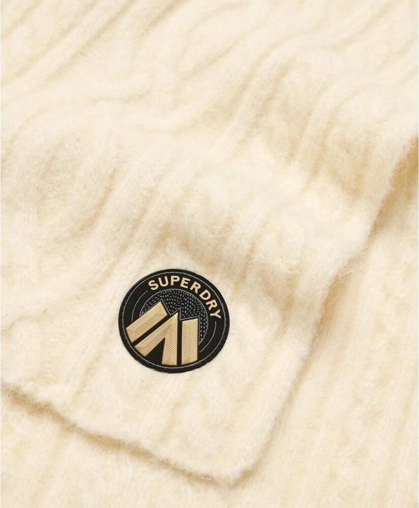 Actual product image Superdry 's knitted scarf cable luxe