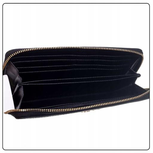 Produktbild Calvin Klein Damen RE-LOCK SLIM Z/A WALLET LG Reisezubehör- Dreifachgefaltete Brieftasche, Schwarz