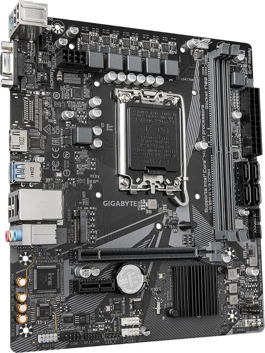 Image du produit Gigabyte MB GBT Intel 1700 H610M H V3 DDR4 (LGA 1700, Intel H610 Express, mATX)
