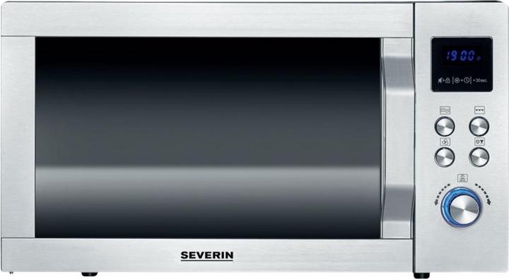 Image du produit Severin Microwave w/ceramic plate 900 watts 25 l - Steel (29070) (25 l)