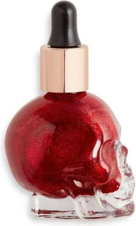 Makeup Revolution Skull Edition Liquid Highlighter Creature Blood of My Enemies 13 ml (Creature Blood of My Enemies, Highlighter)
