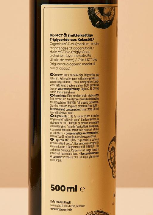 Immagine prodotto KoRo Mct (500 ml)