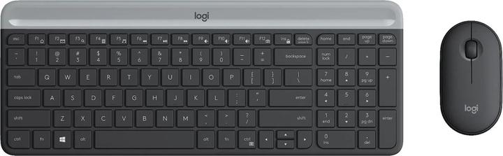 Actual product image Logitech MK470 Wireless keyboard and mouse, Graphite Sp., US (Eng. Int., Wireless)