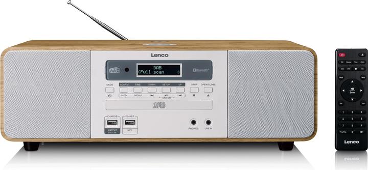 Produktbild Lenco DAR-251WDWH (DAB+, FM, Bluetooth)