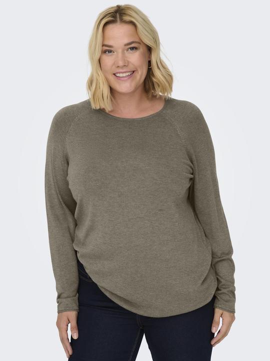 Produktbild Only Einfarbiger Curvy Strickpullover (M)