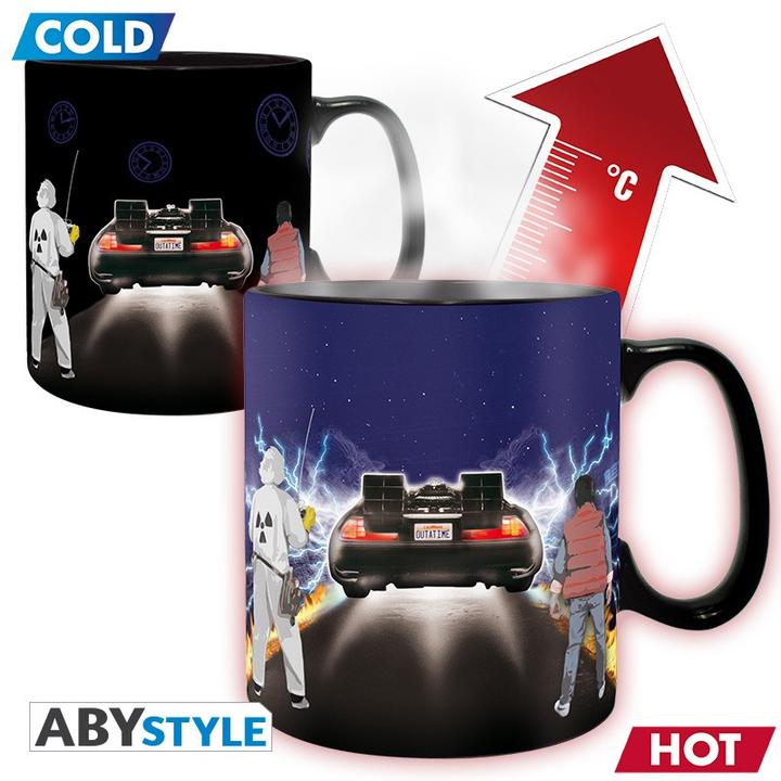 Produktbild ABYstyle Tazza Ritorno al Futuro Heat Change : Time Machine (ax2) (320 ml, 1 x)
