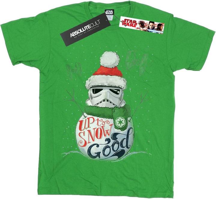 Actual product image Star Wars Boys Stormtrooper Up To Snow Good T-Shirt (152, 158)