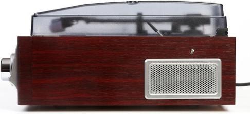Actual product image Camry CR 1113 Audio turntable with belt drive, cappuccino, chrome, wood (Semi-automatic)