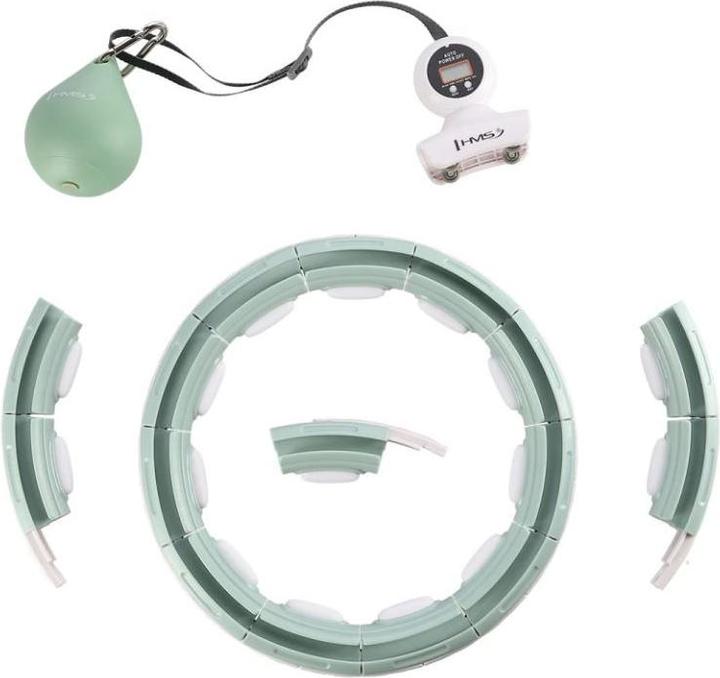 Image du produit HMS Hula Hop HHM15 avec aimant et poids vert + compteur (44 cm)