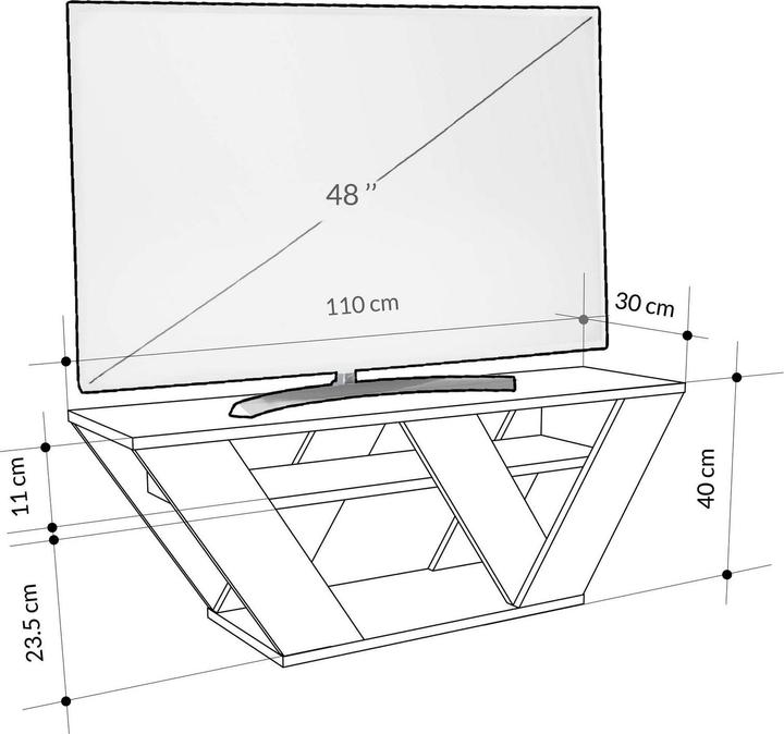 Actual product image Homitis Pipralla (110 x 40 x 30 cm)