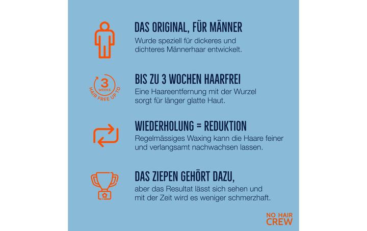 Energie-Label No Hair Crew Kaltwachsstreifen (448.80 ml, 20 x, 76 g)
