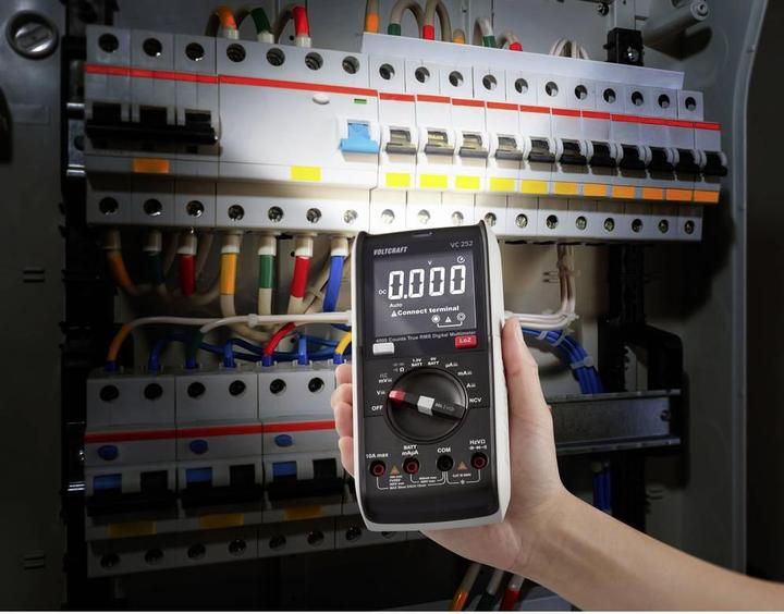 Produktbild Voltcraft VC252 Hand-Multimeter kalibriert (ISO) digital CAT III 600 V Anzeige (CAT III 600V)