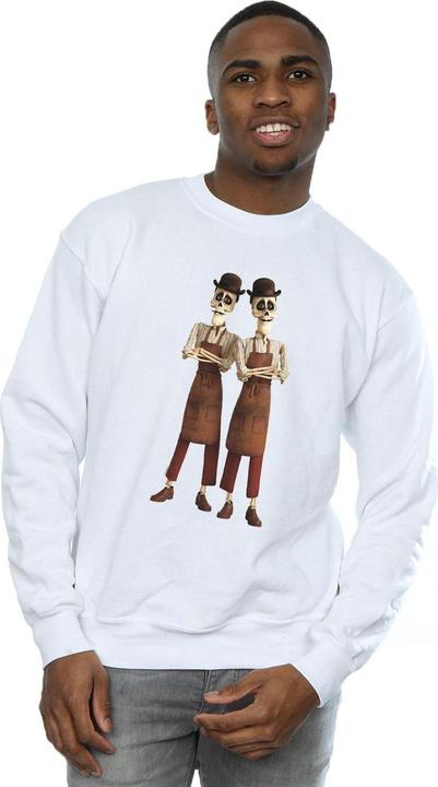 Actual product image Disney Mens Coco Oscar And Felipe Twin Brothers Sweatshirt (S)