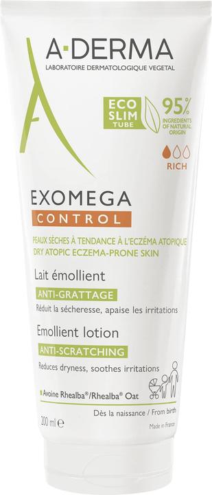 A-Derma Exomega Control Mleczko Emolient, 200 ml (Körpermilch, 200 ml)