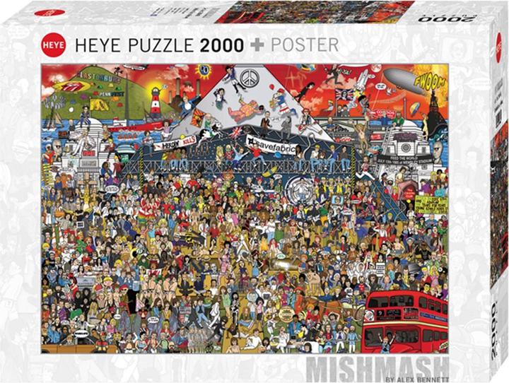 Produktbild Heye British Music History (2000 Teile)