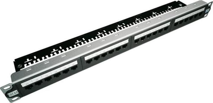 Alantec Patchpanel UTP cat.6A su 24 prievadais LSA 1U