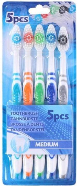Edco Toothbrush Medium 5pcs (Mittel, 5 x)