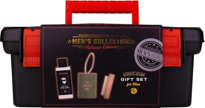 Image du produit Accentra Coffret cadeau pour hommes MEN'S COLLECTION WINTER EDITION dans une boîte à outils (Set manucure)