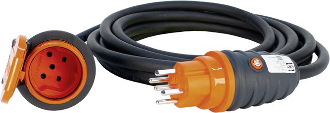 Produktbild Steffen Industrie-Verlängerungskabel GdV 5x2.5mm2 5m T15 IP55 (5 m, Typ 15)