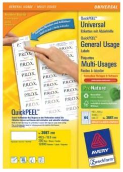 Image du produit Avery Étiquettes universelles