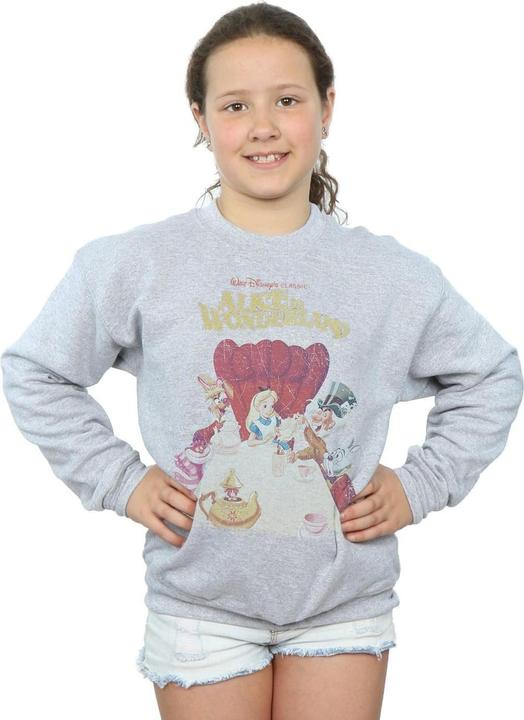 Produktbild Disney Alice In Wonderland Retro Poster Sweatshirt Mädchen (152, 158)