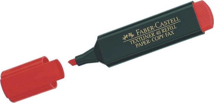 Produktbild Faber-Castell Textmarker Textliner 48 (Rot, 5 mm, 1 x)