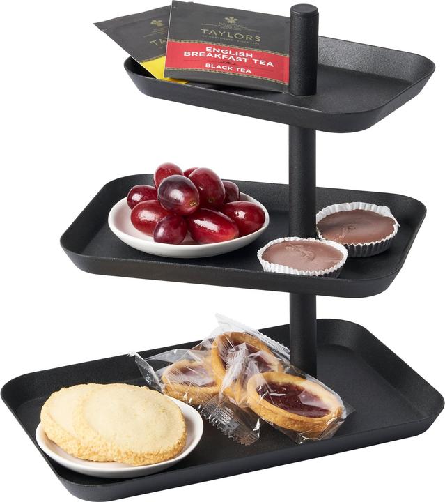 Produktbild Yamazaki 3-stöckige Etagere mit drehbaren Ablagen TOWER