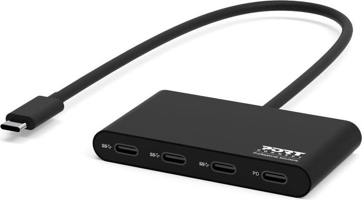 Image du produit Port Designs USB HUB TYPE C - 4 PORTS TYPE C - PD 100W (USB-C, 5 Ports)