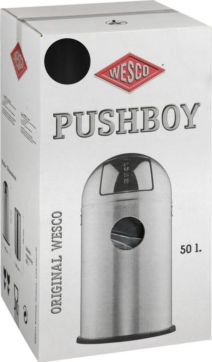 Productafbeelding Wesco 175 831 Pushboy 50L Zwart (50 l)