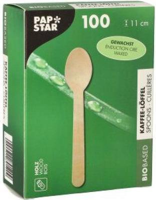 Produktbild Papstar Kaffeelöffel "pure" gewachst (100 x)