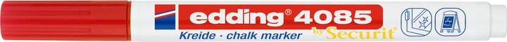 Actual product image Edding 4085 - Chalk Marker (Red, 1 mm, 1 x)