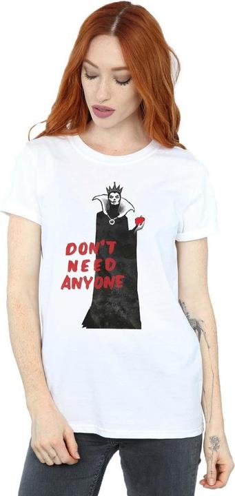 Immagine prodotto Disney Villains Don't Need Anyone Maglietta Ampia Donna (L)
