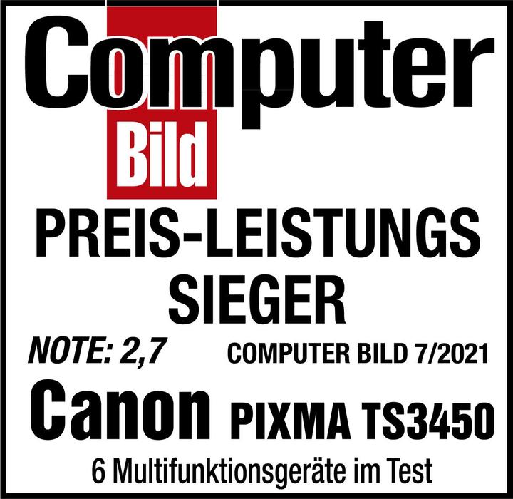 Actual product image Canon PIXMA TS3450 (Ink, Colour)